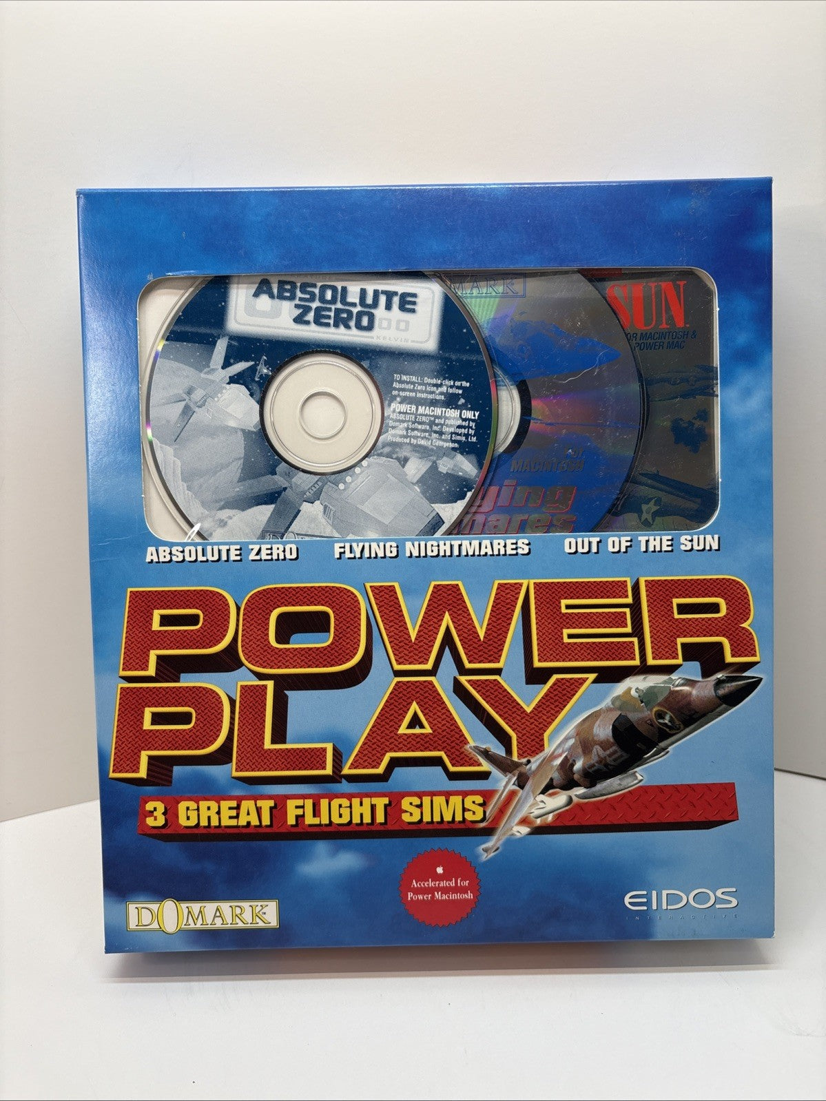 Power Play 3 Great Flight Sims Power Macintosh Mac CD-ROM Games - Eidos