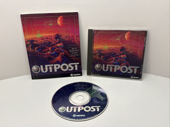 Outpost (1994) PC CD-ROM - Game And Manual Only - No Box