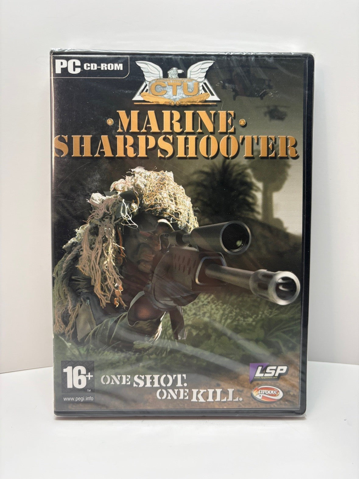 CTU Marine Sharpshooter PC CD-ROM Sealed EU Edition DVD Case Sniper FPS 2003