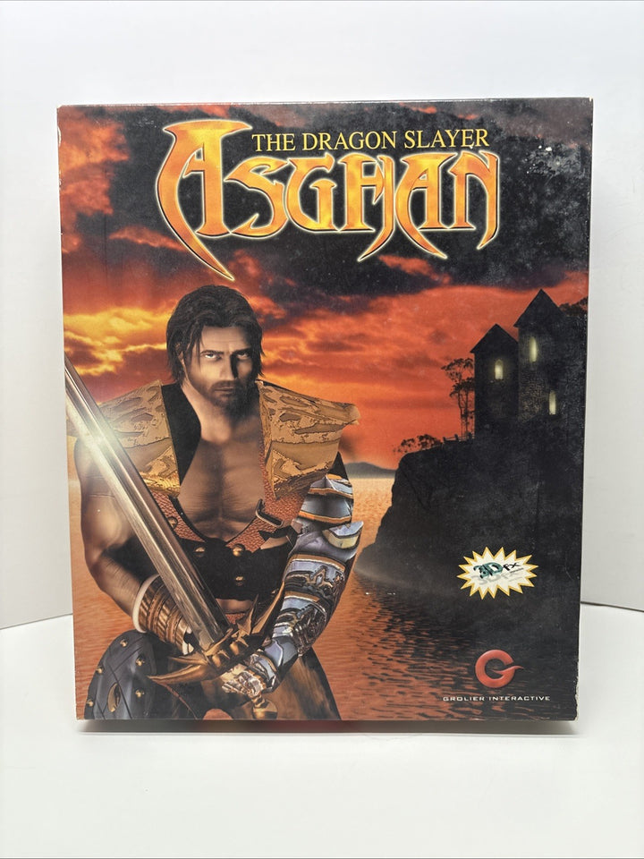 The Dragon Slayer Asghan • Big Box PC Game Boxed Windows 98/95 - French Français
