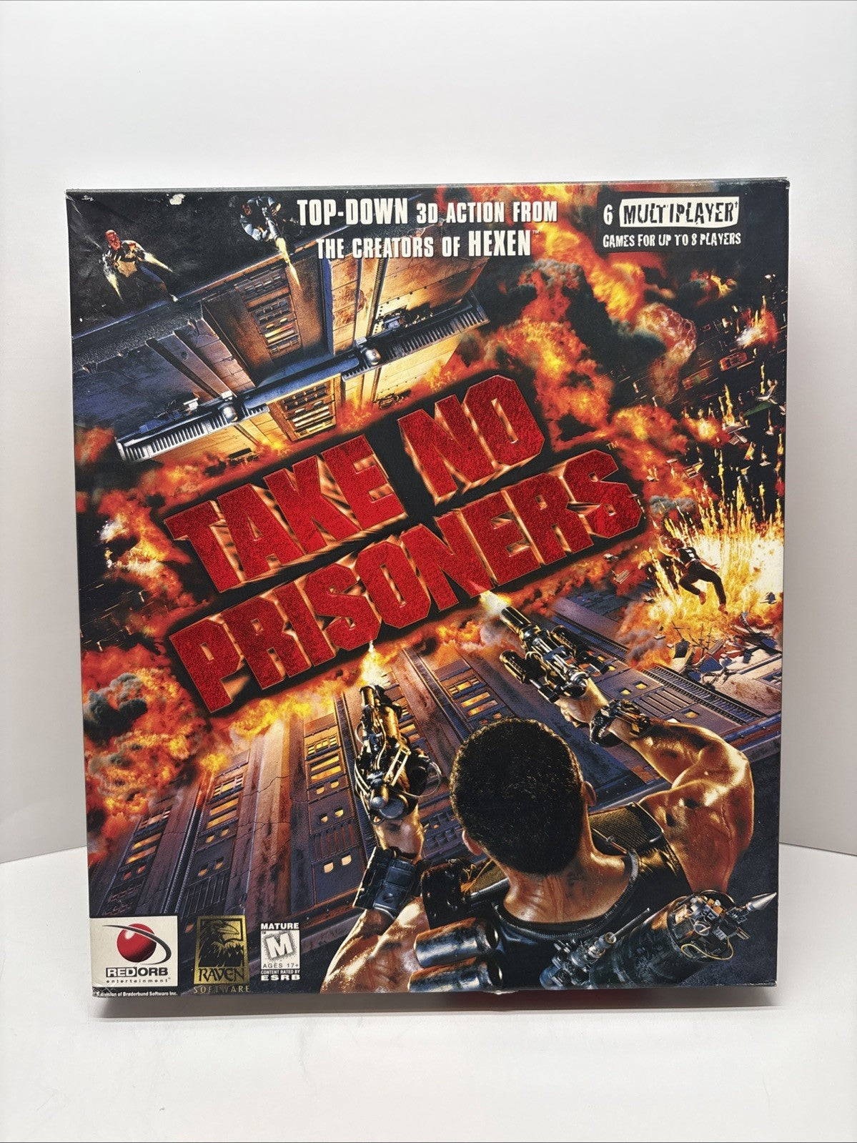 Take No Prisoners (1997) PC CD-ROM Big Box - Red Orb - Raven Software