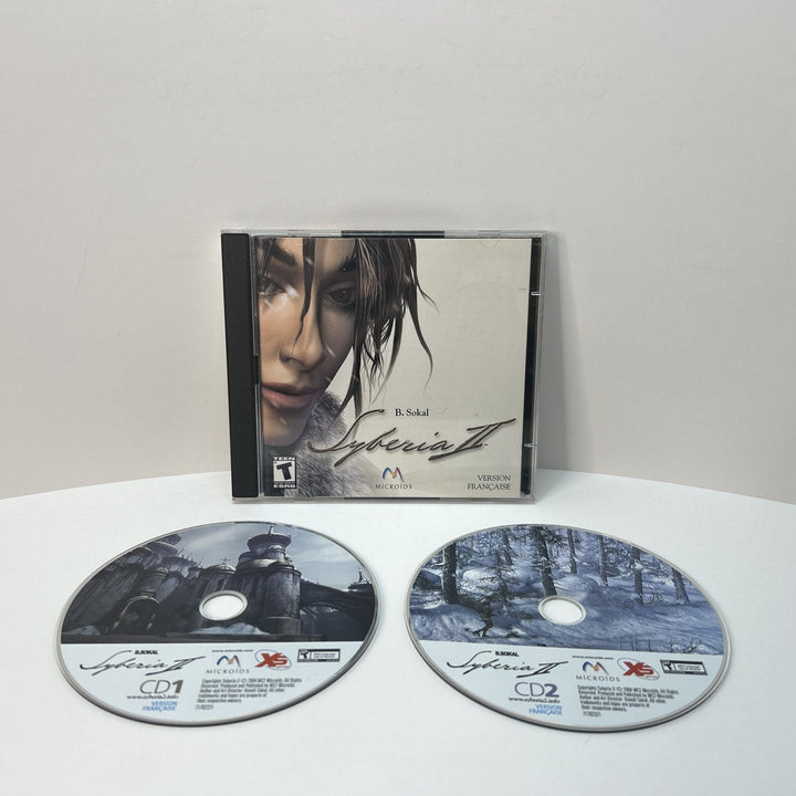 Syberia II: The Adventure Continues - 2 CD-ROM PC Game B.Sokal - French Français