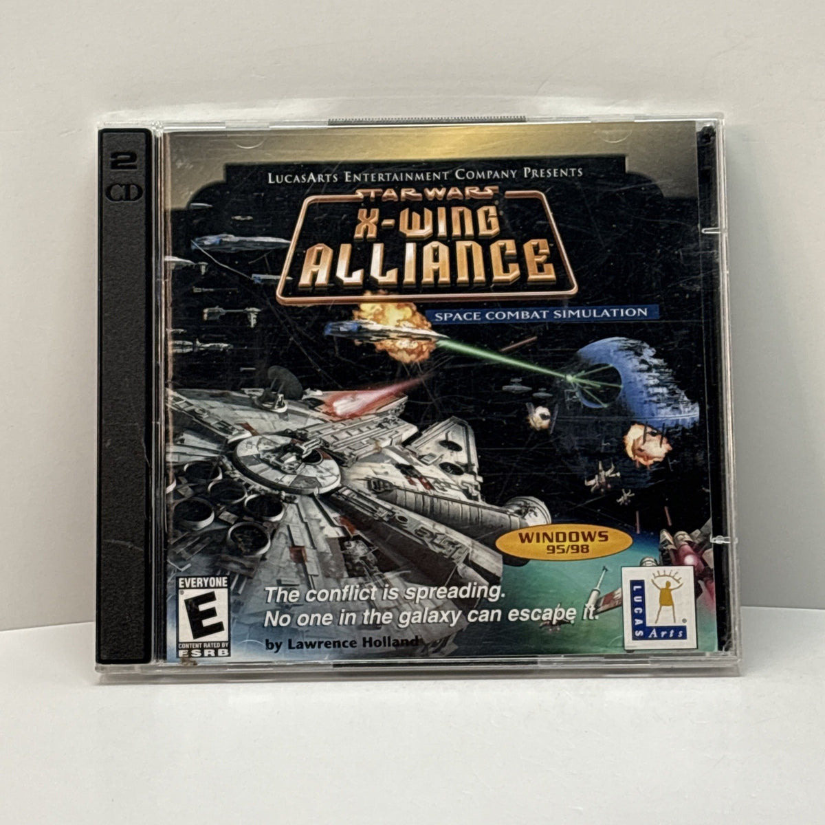 Star Wars X-Wing Alliance PC CD-ROM Windows 95 98 LucasArts Vintage 2-Disc Game
