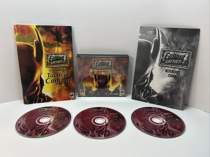 Fallout Tactics: Brotherhood of Steel PC, 2001 3-Discs - With Manual & Reference