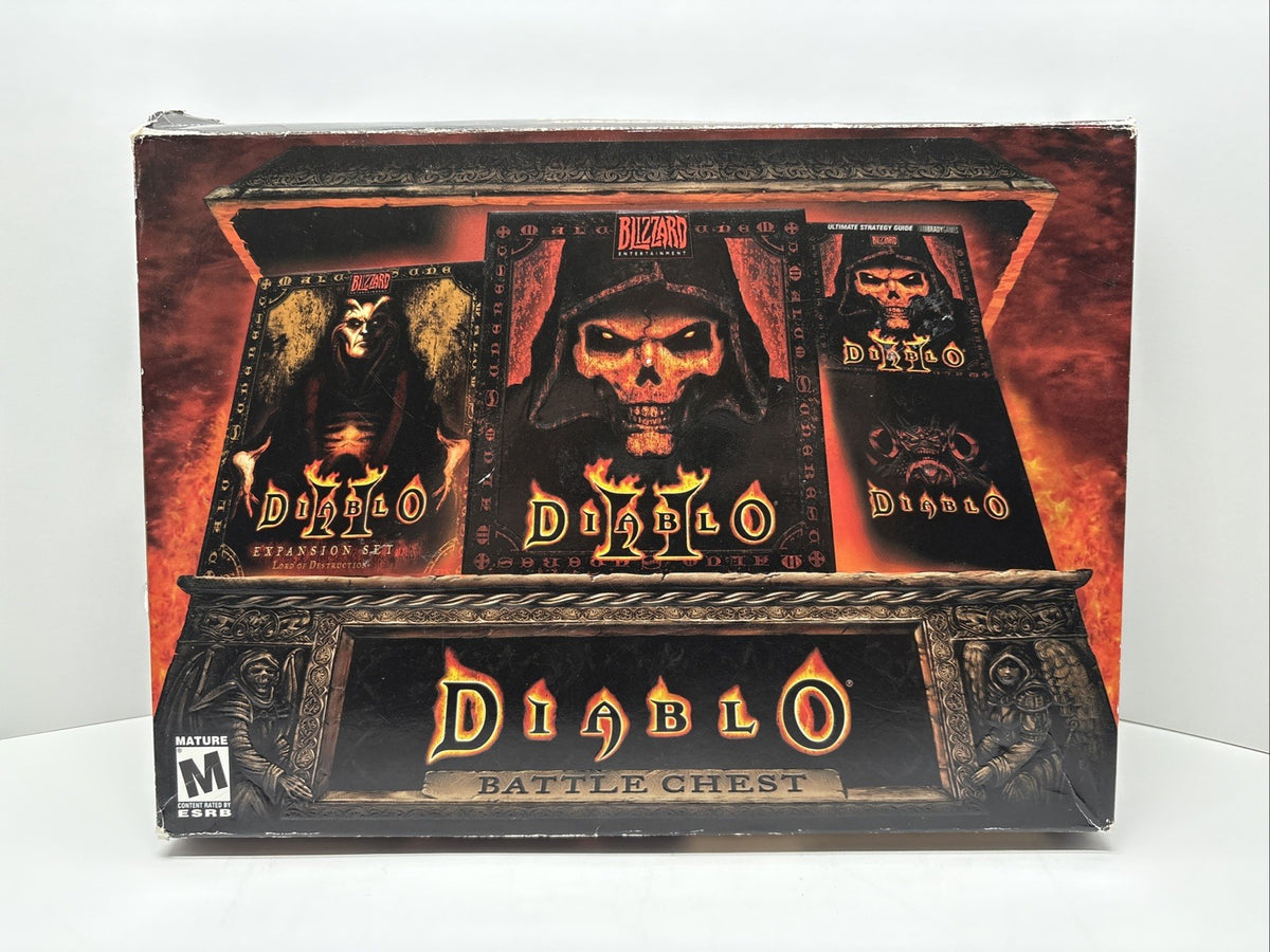 Diablo Battle Chest (2001) PC CD-ROM Blizzard