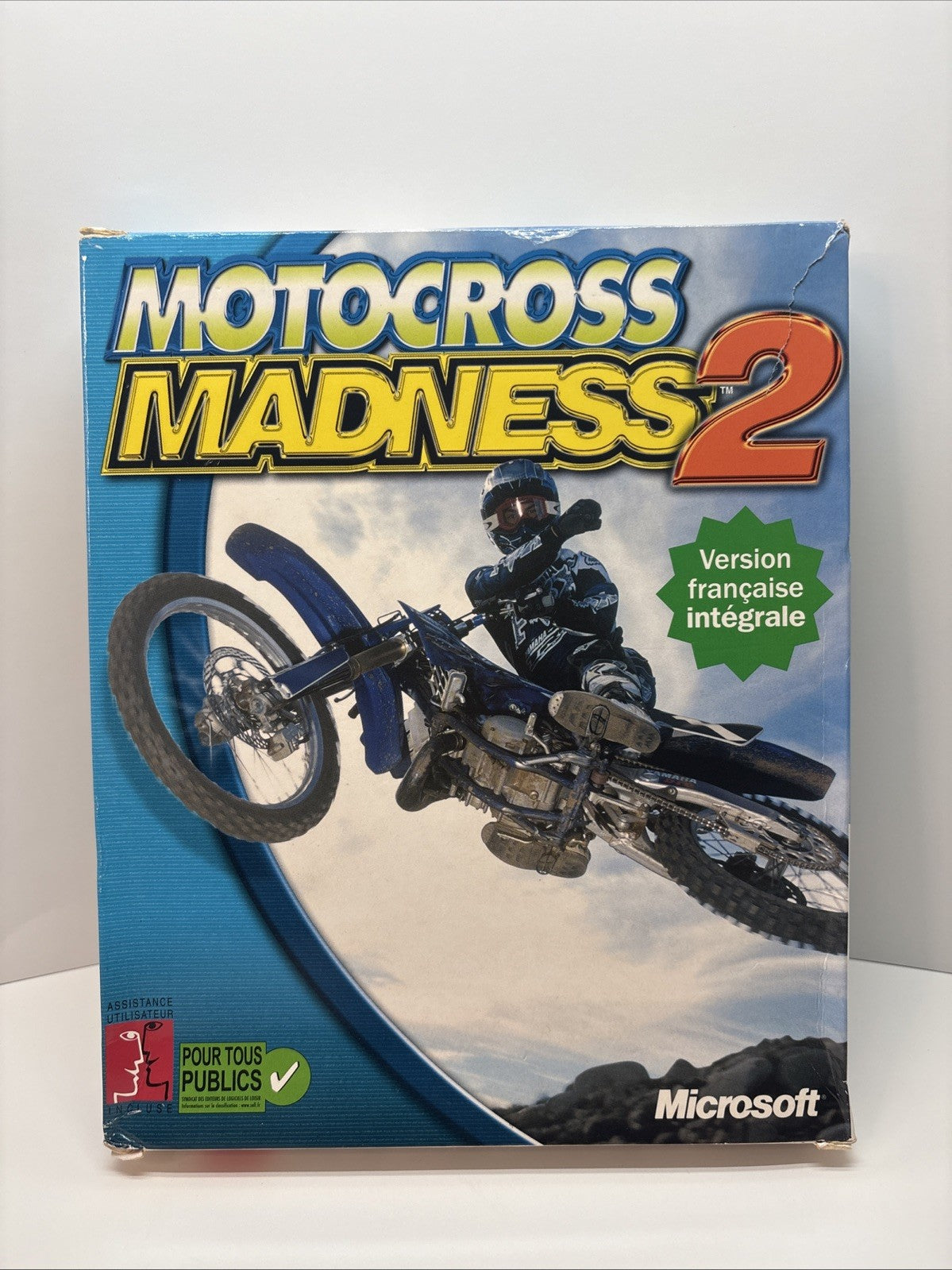 Motocross Madness 2 (2000) PC CD-ROM Microsoft Big Box - French Français