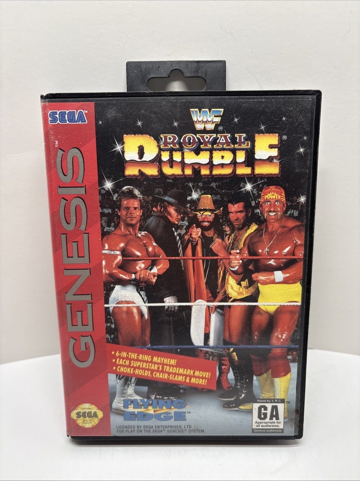 WWF Royal Rumble (Sega Genesis 1993)  Original Case, Game, No Manual