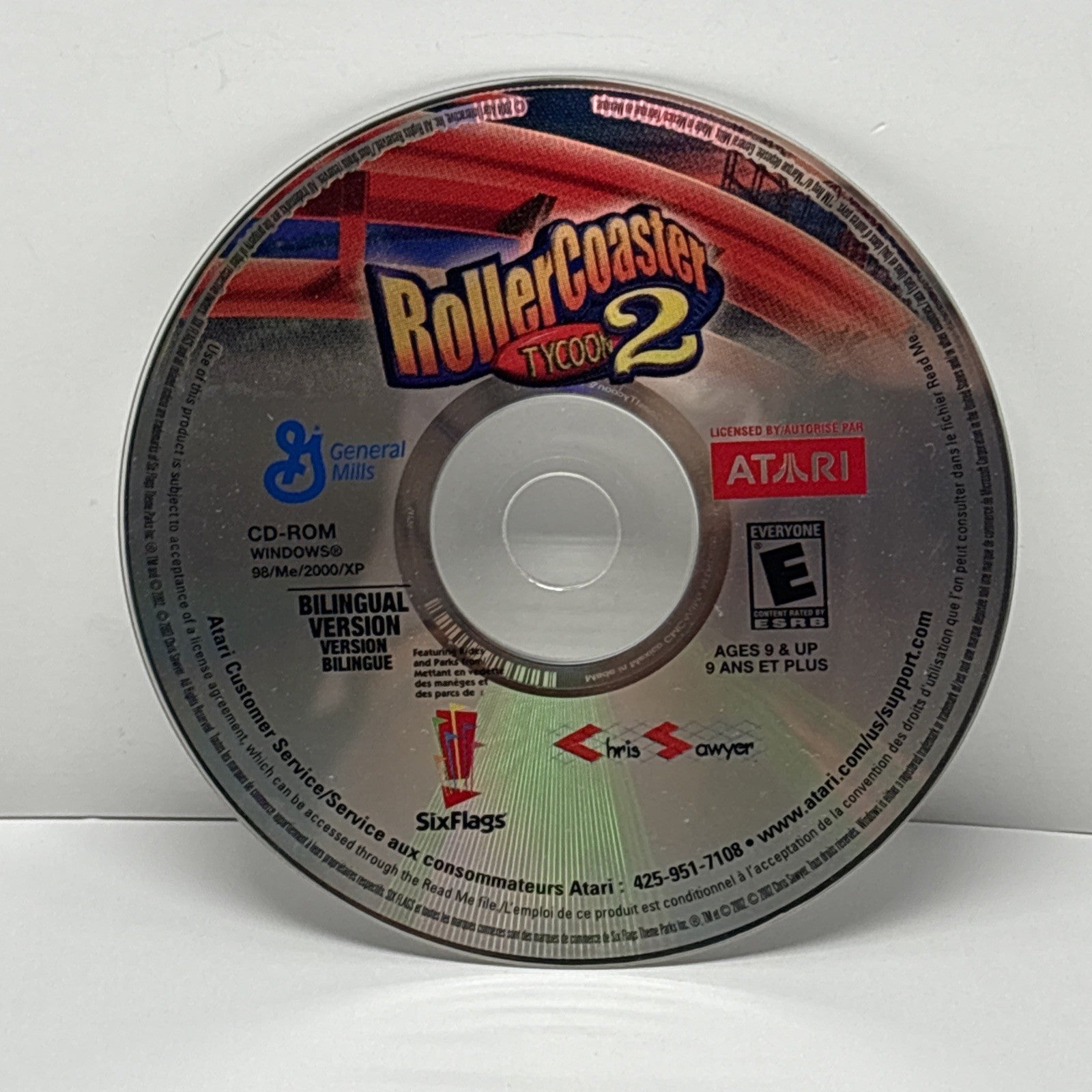 RollerCoaster Tycoon 2 for PC - Disk Only - General Mills Atari