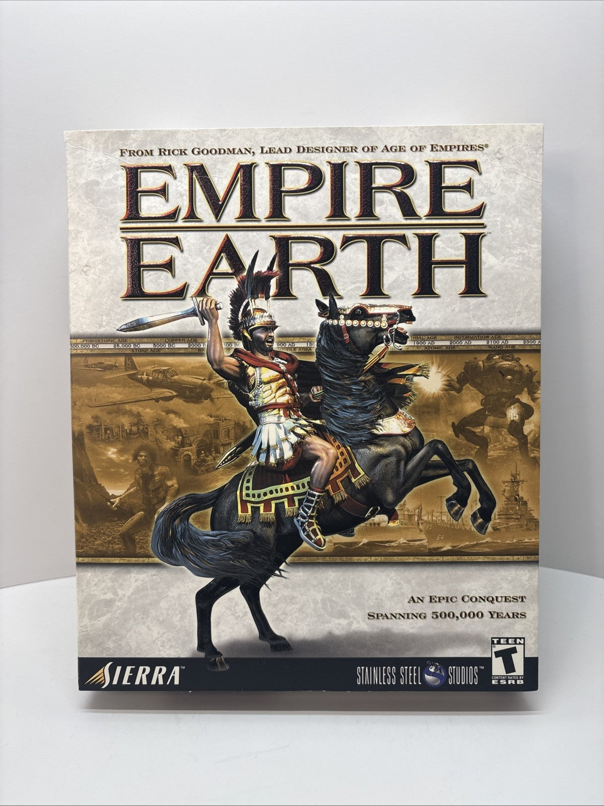 Empire Earth (2001)  PC CD-ROM Big Box RPG Game Sierra