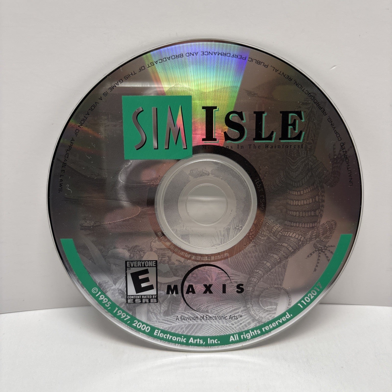 Sim Isle - Missions in the Rainforest (PC, 2000) - Disc Only