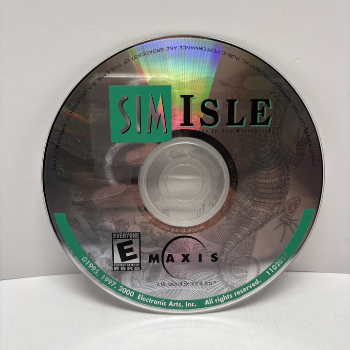 Sim Isle - Missions in the Rainforest (PC, 2000) - Disc Only