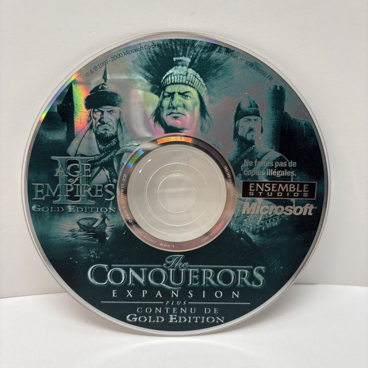 Age of Empires The Conquerors Expansion Gold Edition (2000) PC CD-ROM - French