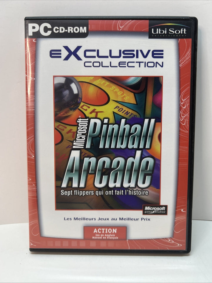 Microsoft Pinball Arcade - Ubisoft Exclusive Collection - PC Game - French 🇫🇷