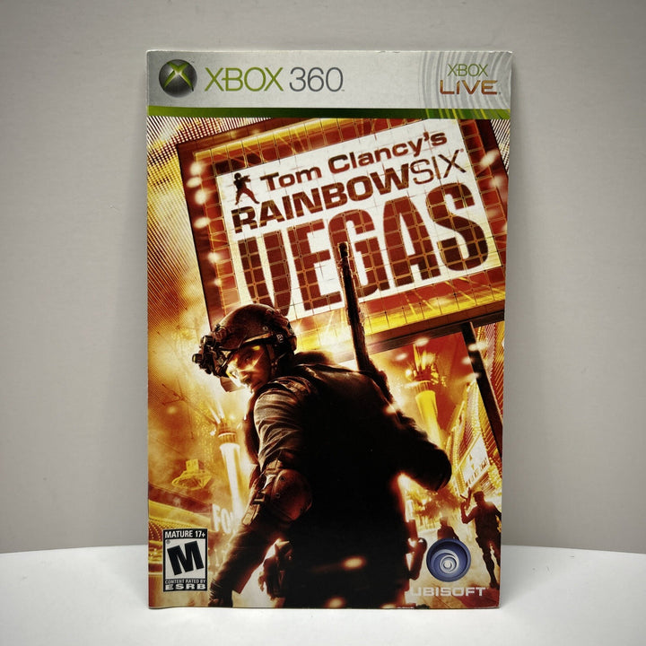 Rainbow Six: Vegas (Microsoft Xbox 360, 2006) **MANUAL ONLY**