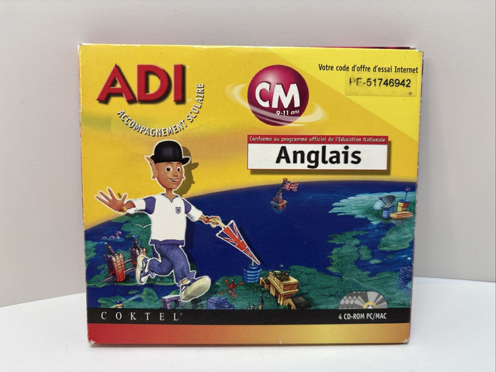 ADI Accompagnement Scolaire - CM 9-11 Ans - Anglais - PC CD-ROM
