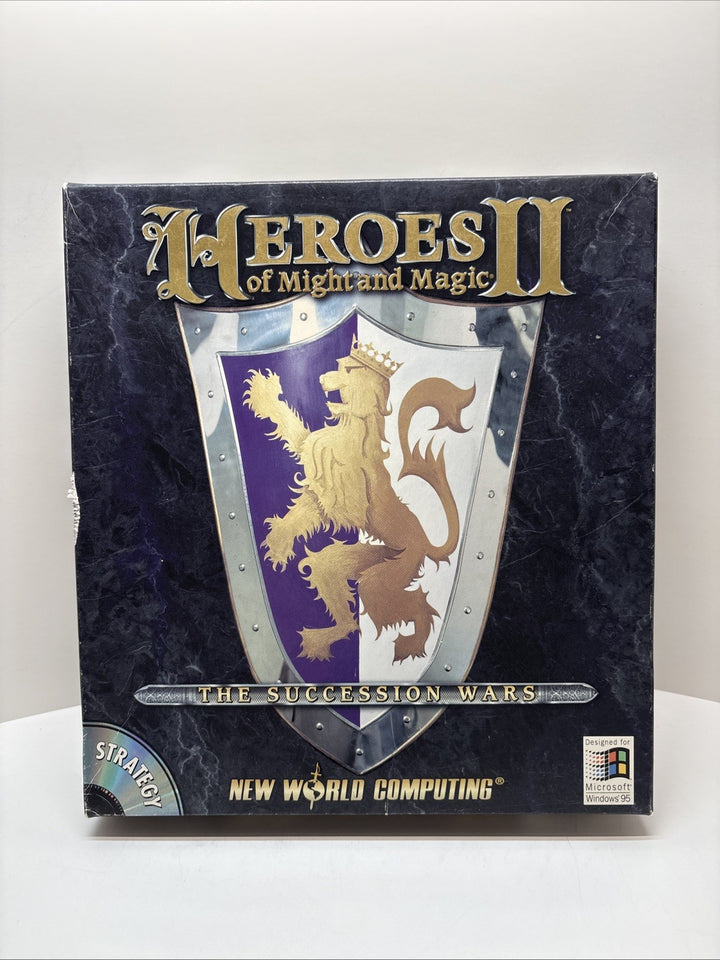 Heroes of Might and Magic II (1996) PC Big Box – CD-ROM Strategy