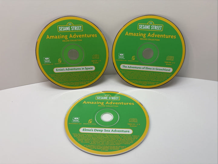 Sesame Street Amazing Adventures Deluxe Collection - 3 PC Games