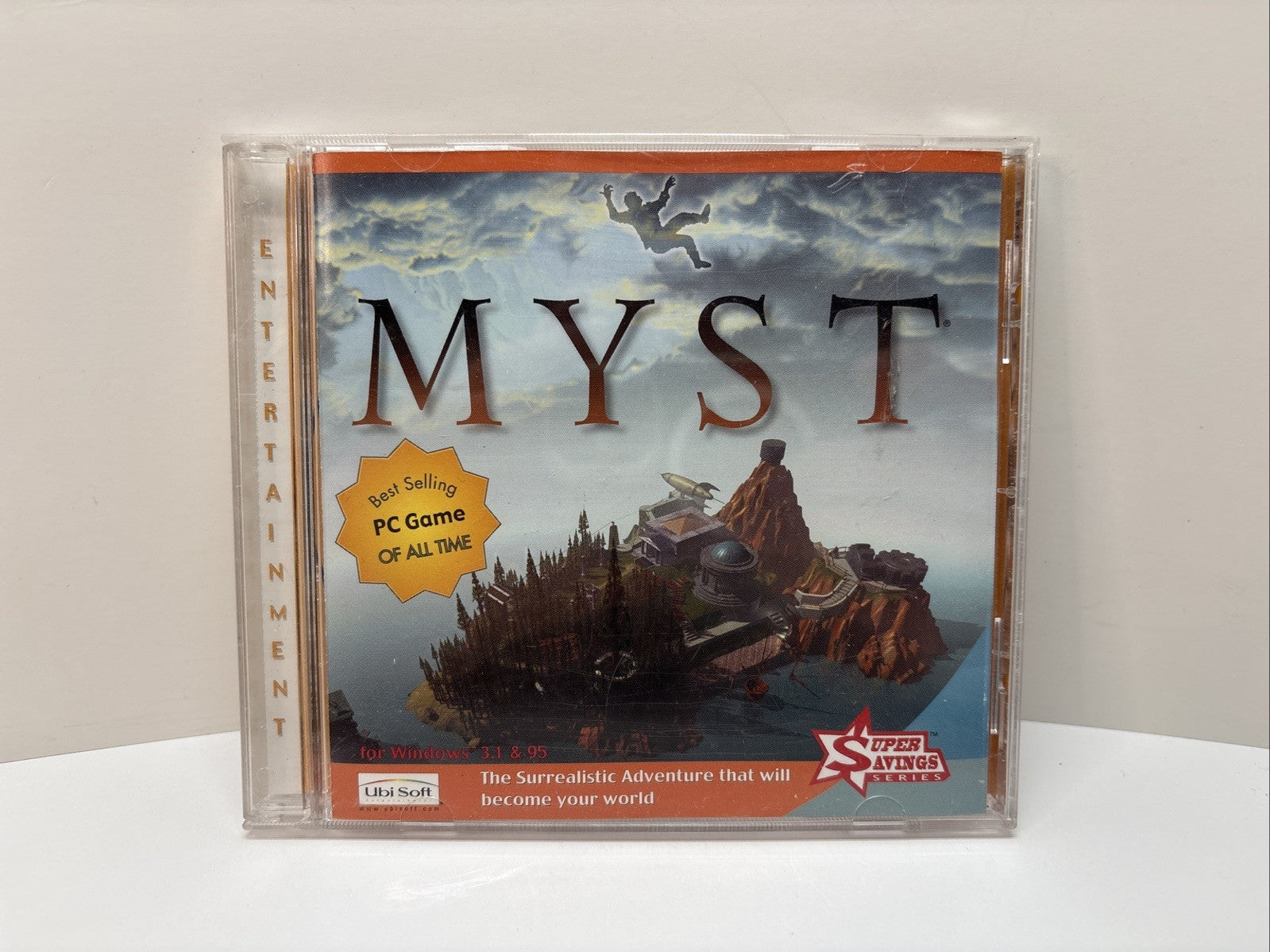 MYST Windows 3.1 & 95 PC Game CD Rom Ubi Soft Super Savings Series