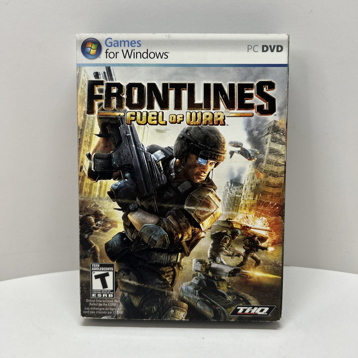 Frontlines: Fuel of War (PC DVD, 2 Disc Set) CIB Complete - Excellent