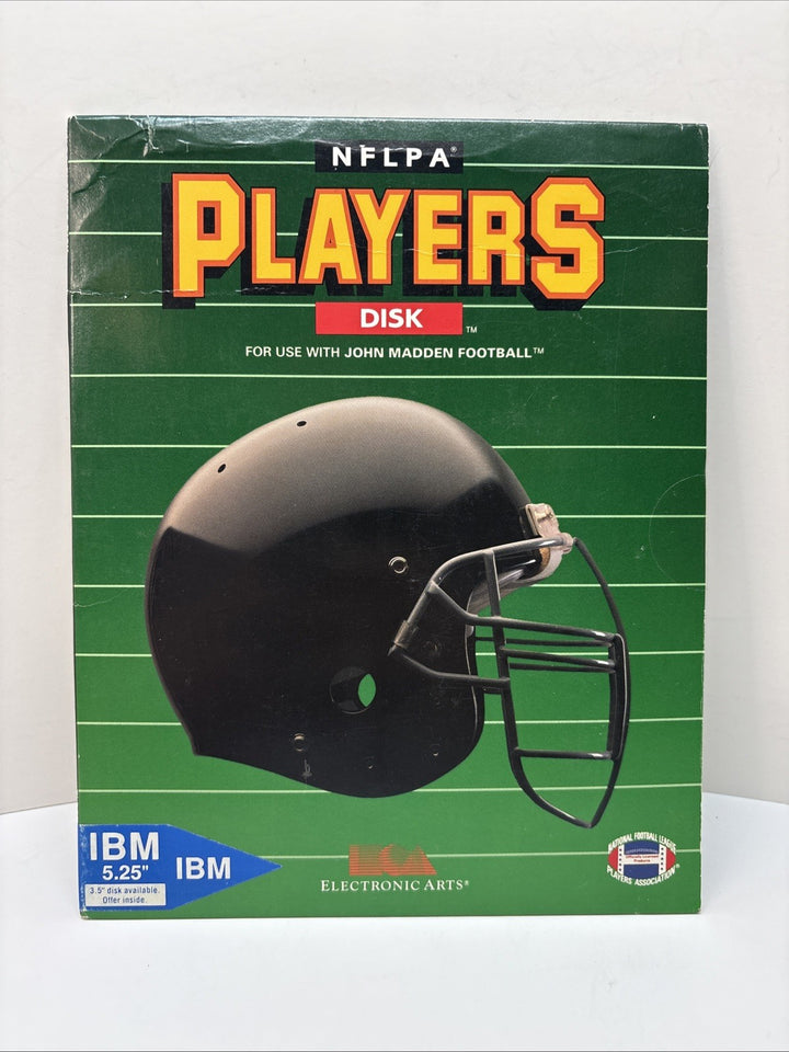 NFLPA Players Disk For Use With John Madden Football -Electronic Arts for IBM PC