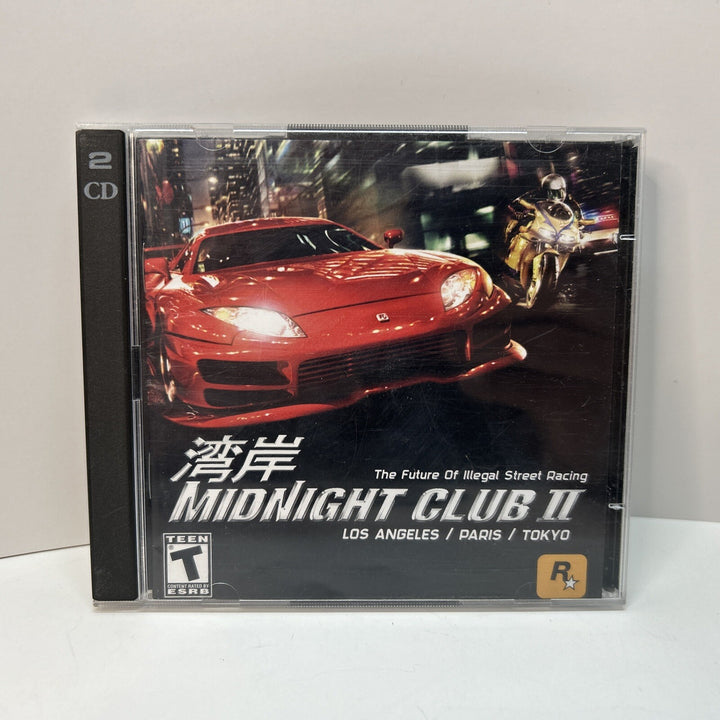 Midnight Club II 2 PC CD Rom Windows Computer 2003 Cars