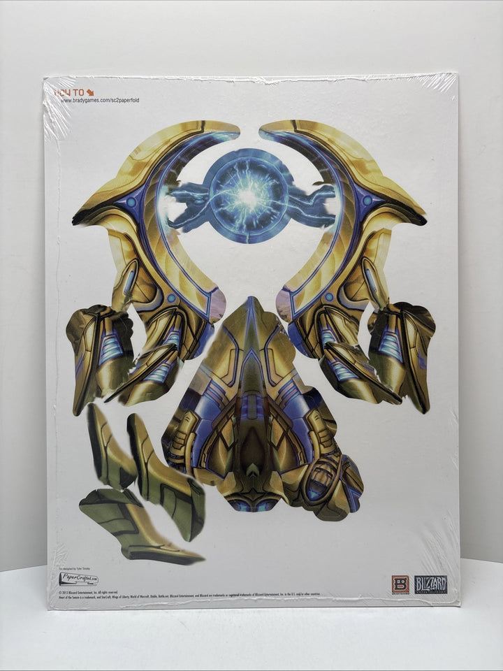 Starcraft Wings of Liberty Collector's Edition Papercraft NEW SEALED