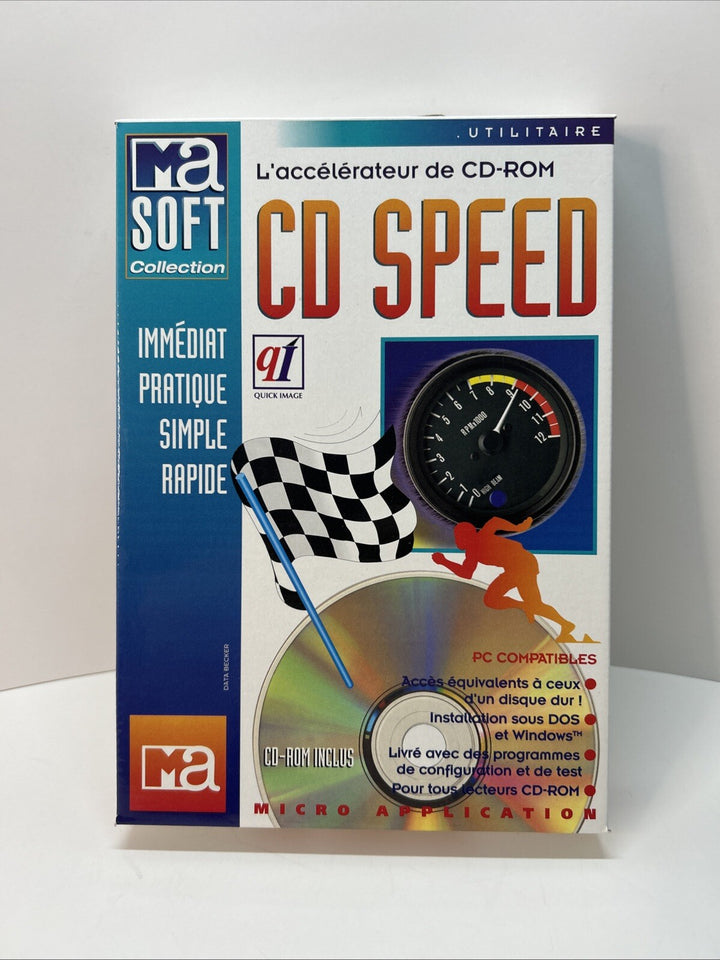 CD Speed – L’Accélérateur de CD-ROM (PC, 1994) Ma Soft Français