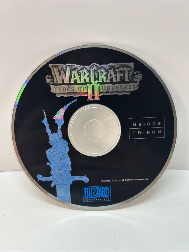 WarCraft II:Tides of Darkness Disk Disc Only Blizzard PC Mac