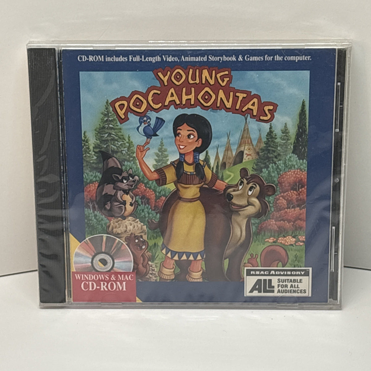 Young Pocahontas CD-ROM Animated Storybook and Games for Windows/Mac