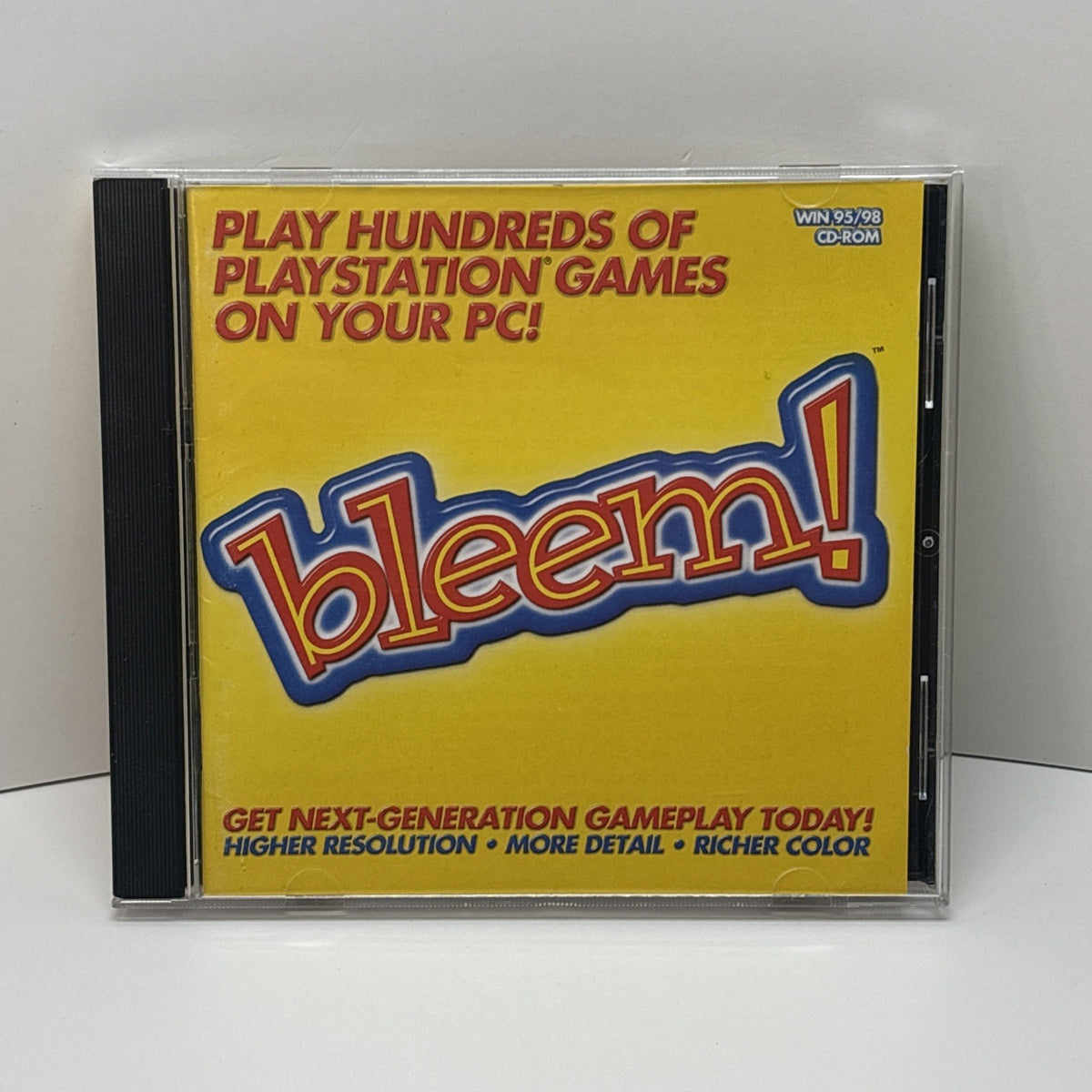 Bleem! (1999) PC CD-ROM Windows 95 98 Play Playstation Games on PC