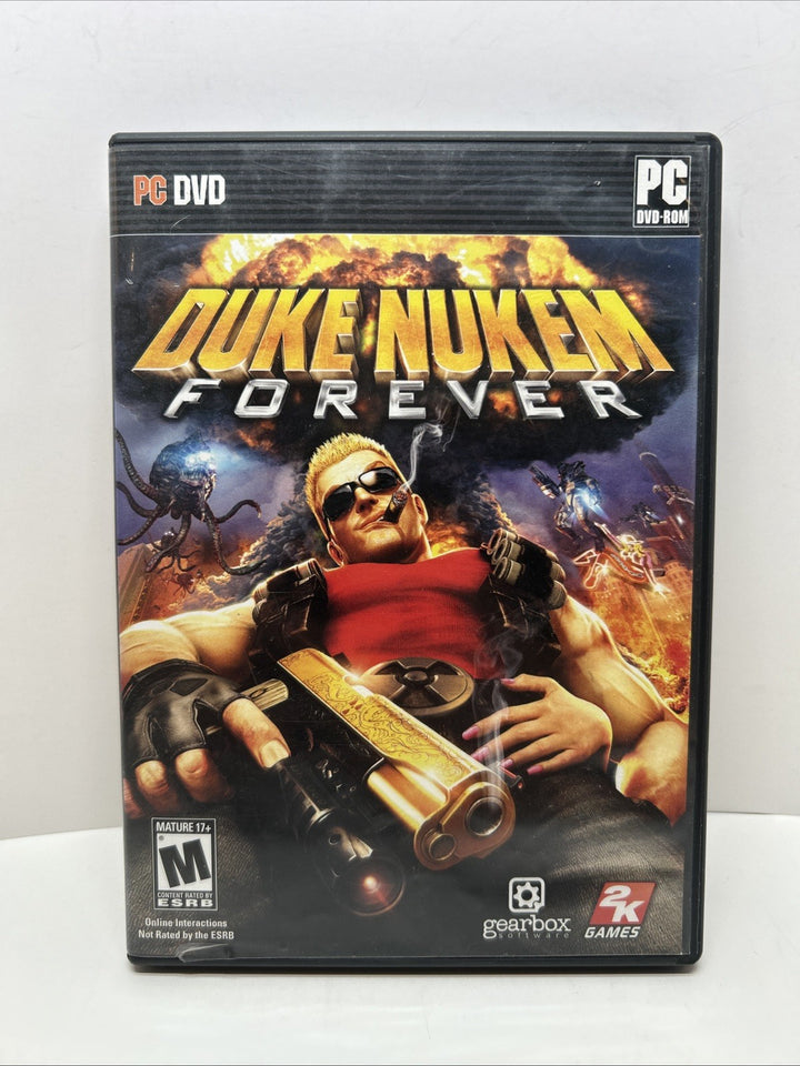 Duke Nukem Forever (2011 PC DVD-ROM) Complete With Manual