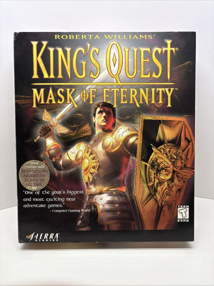 King's Quest Mask of Eternity (1998) Big Box w/ discs & Inserts