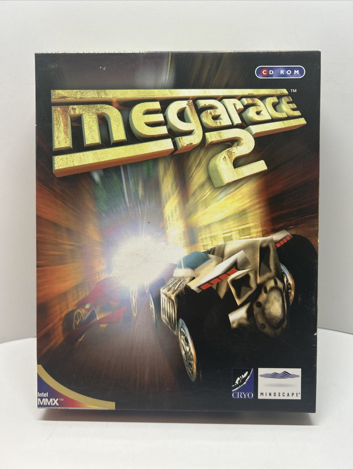 Megarace 2 Big Box PC DOS Game French Français CIB Complete