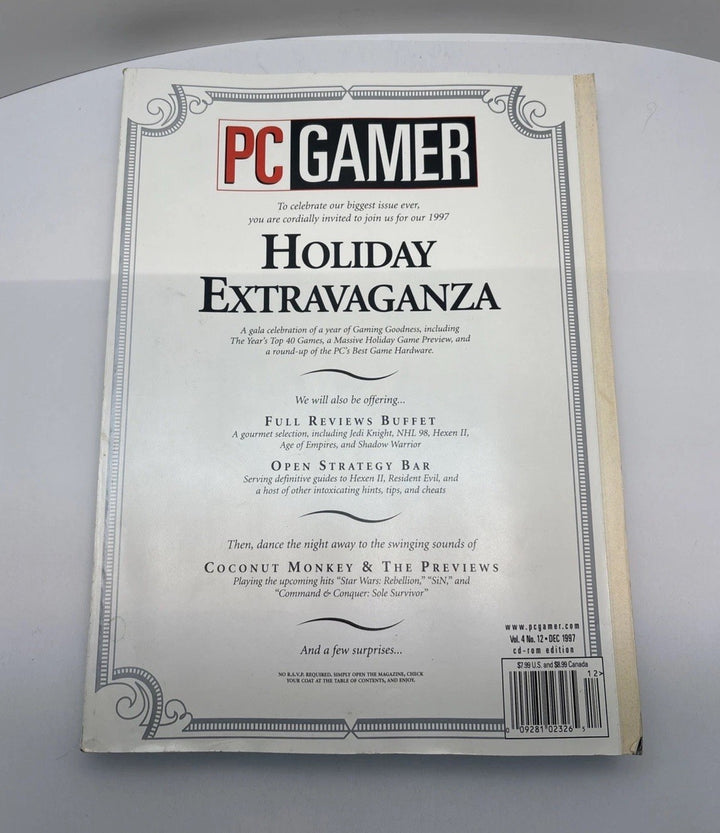 PC Gamer December 1997 Holiday Extravaganza - Vol 4 No 12 - US & Can