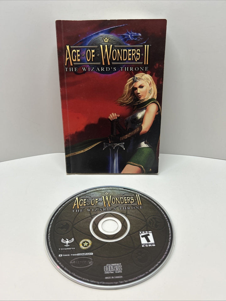 Age of Wonders II 2 The Wizard's Throne - PC 2002 w/ Manual