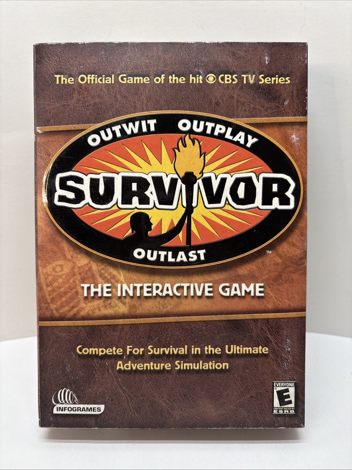 Survivor Outwit Outplay Outlast The Interactive Game PC Big Box (2001)