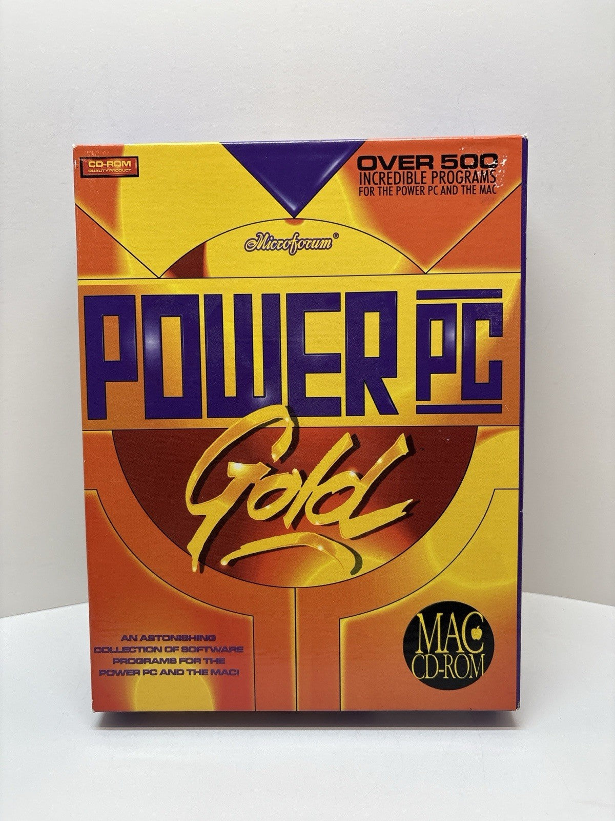 Power PC Gold (Mac CD-ROM) Big Box – 500+ Programs – Complete