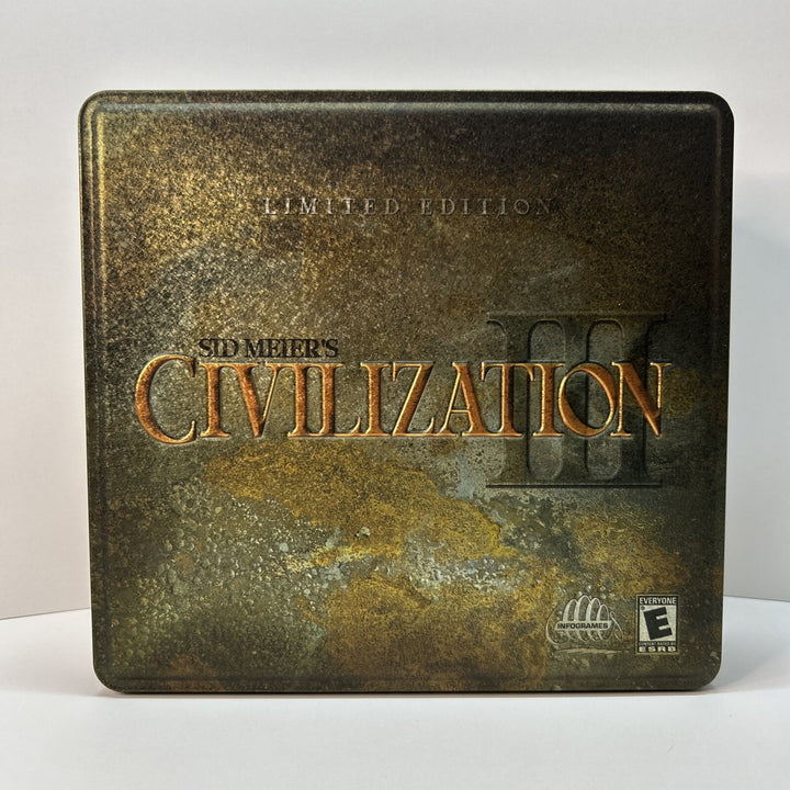 Civilization 3 Sid Meier's Limited Edition Tin CD Rom Game Complete In Box