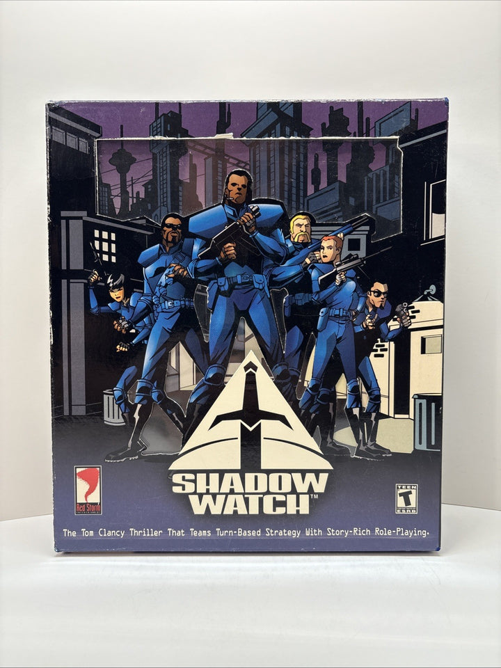 Shadow Watch (2000) – Big Box PC – Complete Red Storm – Tom Clancy TBS RPG
