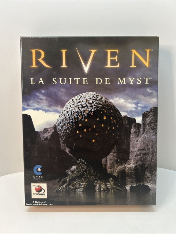 RIVEN (La Suite De Myst) - PC Game, 1997 - Bo Manual - Francais French