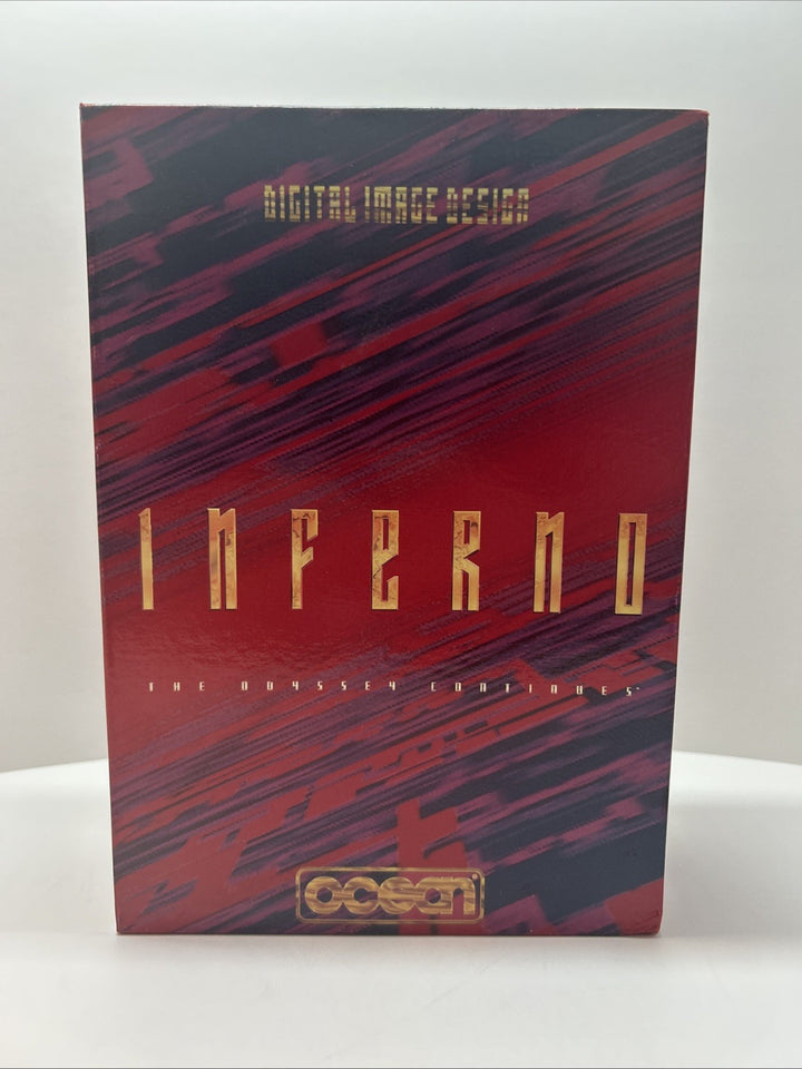 Inferno: The Odyssey Continues PC CD-Rom Big Box Ocean 1994 CIB - French