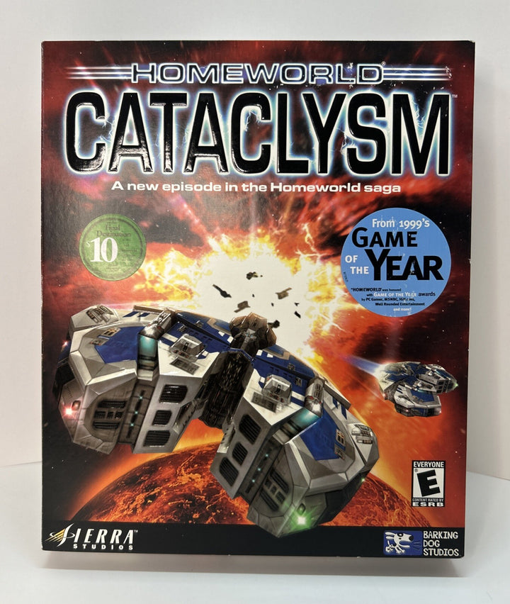 Homeworld Cataclysm Big Box PC Windows Game CIB Complete —See Pics For Condition