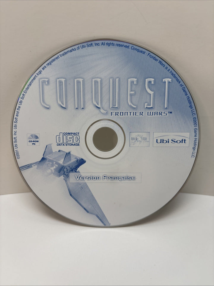 Conquest Frontier Wars 2001 PC CD-ROM Strategy Video Game - French - Disc Only