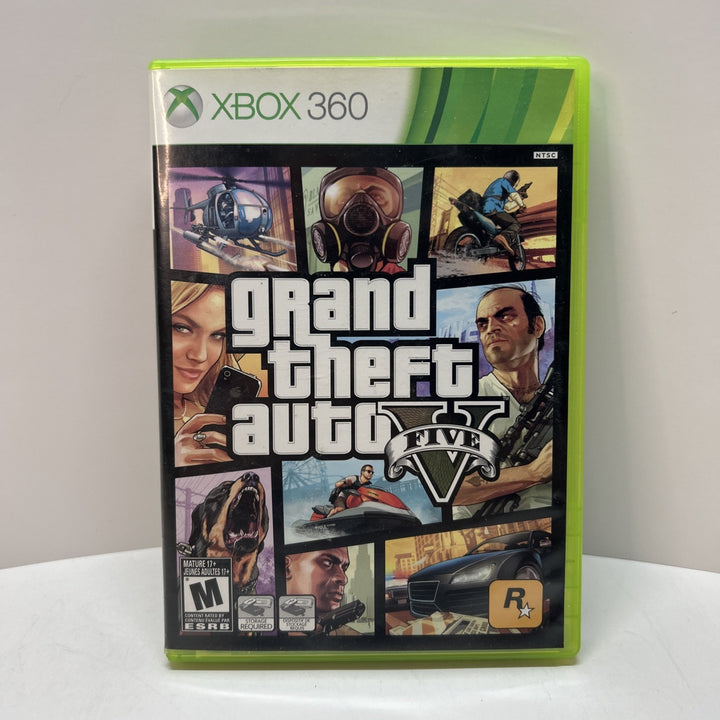 Grand Theft Auto V GTA 5 Xbox 360 Complete CIB w/ Map Excellent Condition