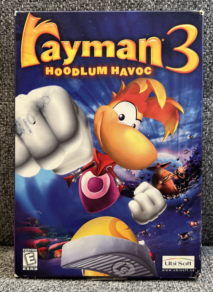 Rayman 3: Hoodlum Havoc (PC, 2003) -Not Original Jewel Case *Three discs- French