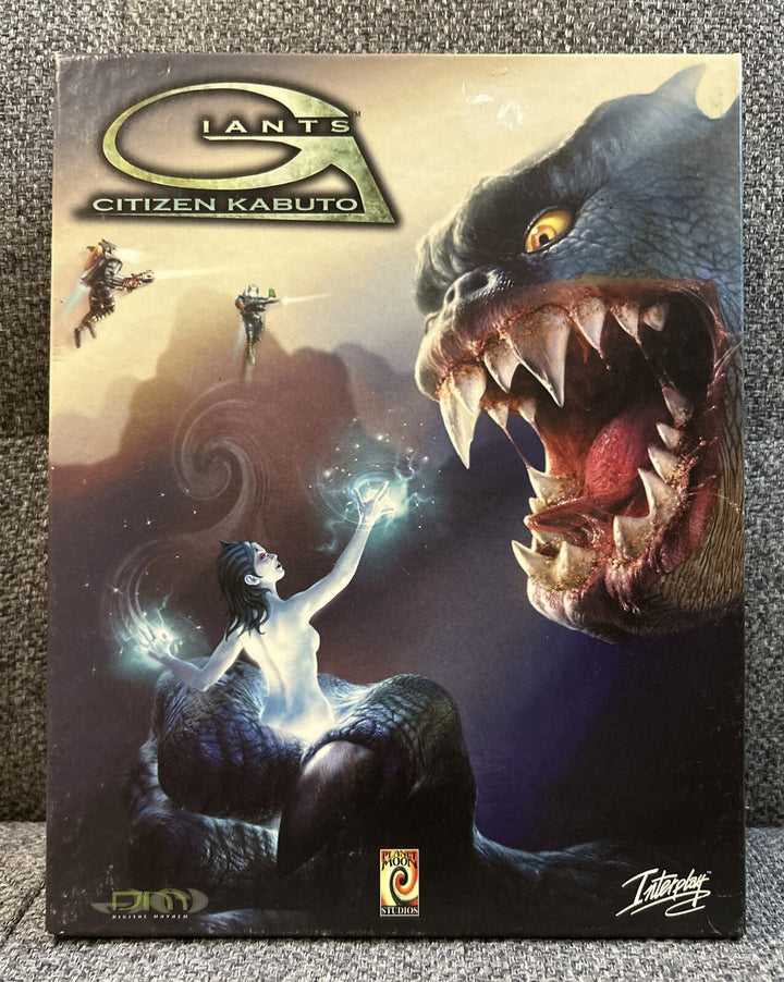 Giants citizen Kabuto (PC, 2000) Big Box Version euro (French) RARE - Complete