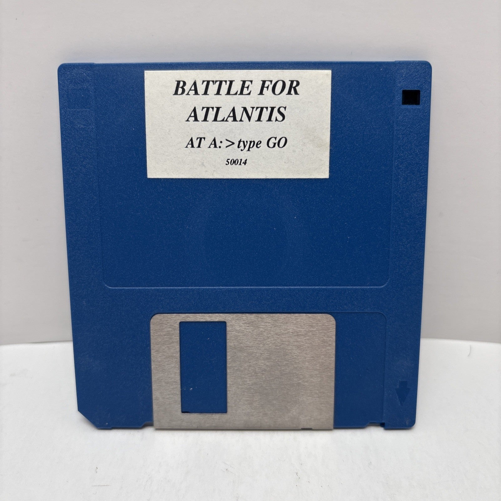 BATTLE FOR ATLANTIS (1990) — DOS Shareware Floppy Disk — William Soleau — Tested