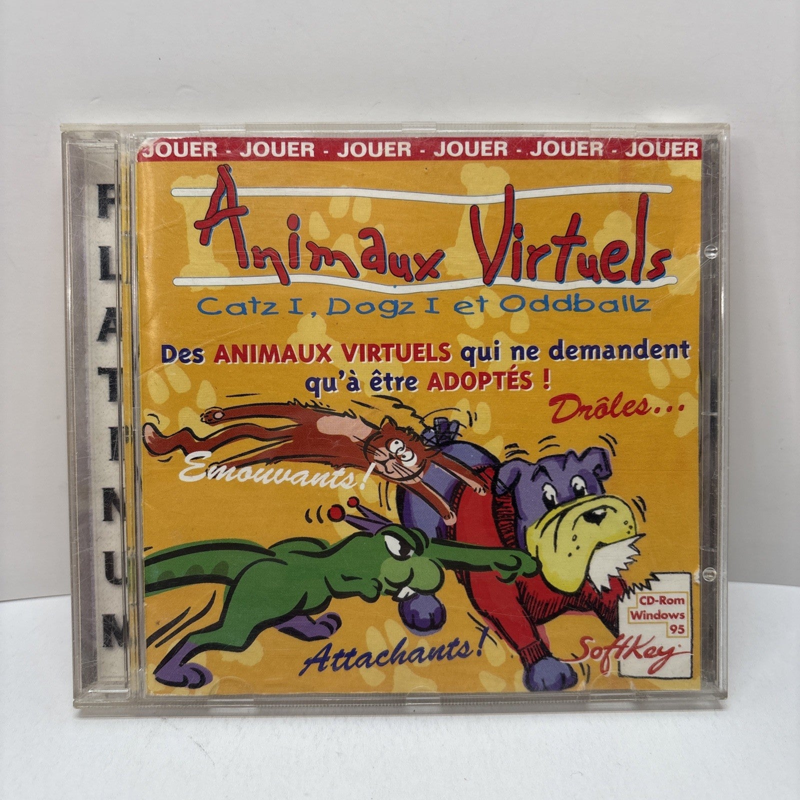 ANIMAUX VIRTUELS - CATZ I, DOGZ I & ODDBALLZ - Softkey 1998 - JEU PC