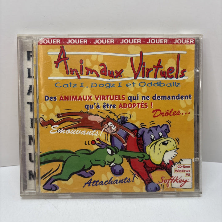 ANIMAUX VIRTUELS - CATZ I, DOGZ I & ODDBALLZ - Softkey 1998 - JEU PC