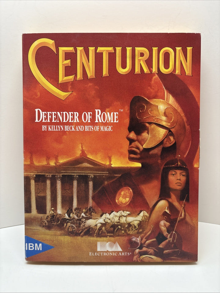 Centurion Defender Of Rome IBM PC 5 1/4" Floppy Disks Game CIB w/ Map